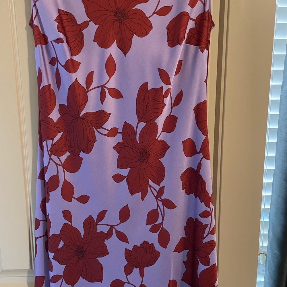 NWT Floral cap sleeve slip dress size 10 - Picture 2 of 7